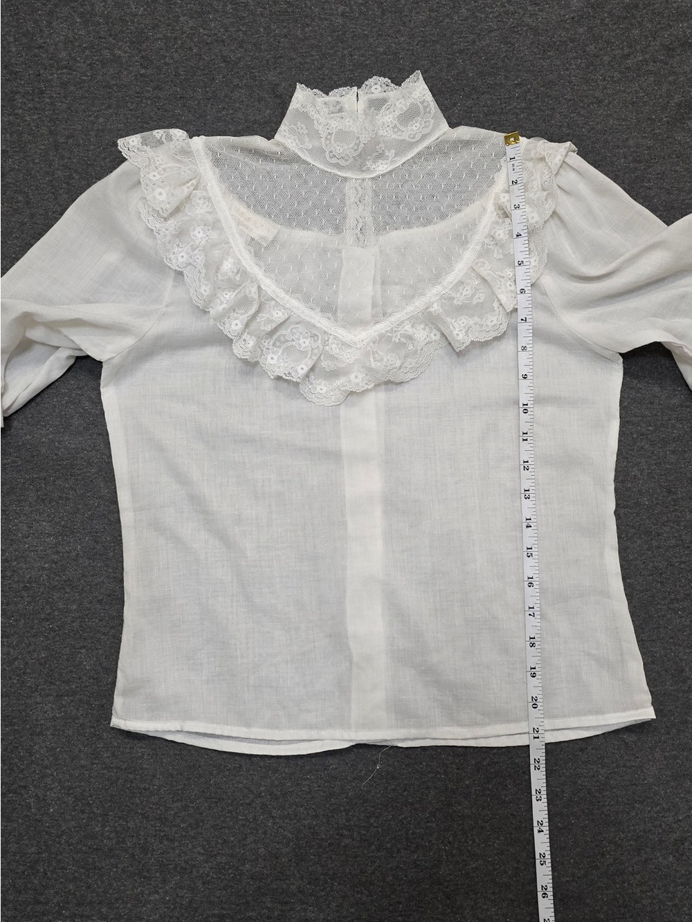 70s Gunne Sax Jessica McClintock Shirt - Picture 5 of 7